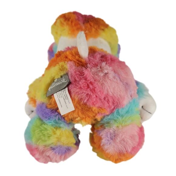 Peanuts Snoopy Plush 9" Bunny Ears Rainbow Suit Easter Stuffed Toy Hallmark 2018 - Picture 13 of 15